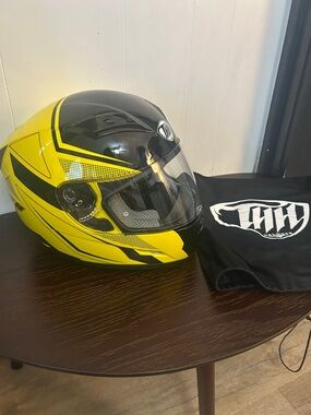THH TS-80 FXX Yellow Black Full-Face Helmet